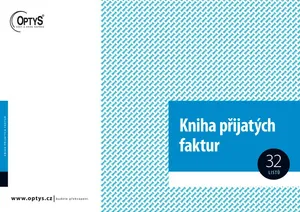 Kniha prijatých faktúr A4 1009