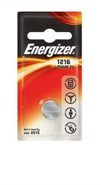 Hlavný obrázok produktu Knoflíková baterie "CR1216", 1ks, ENERGIZER