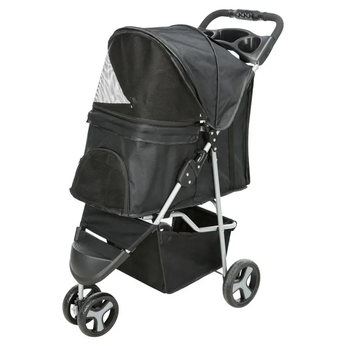 Hlavný obrázok produktu Kočárek s funkcí rychlého skládání 47x100x80cm, do 11kg, černý