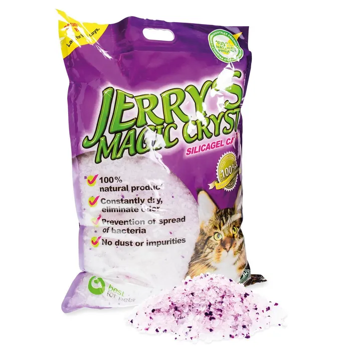 Hlavný obrázok produktu Kočkolit Jerrys Magic Crystals 16l Levandule