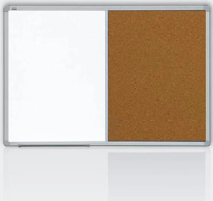 Hlavný obrázok produktu kombinovaná tabule 60x90 korek/magnet., rám ALU23