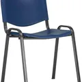 Ďalší obrázok produktu Konferenčná stolička, plastová, čierna základňa, "Taurus PN", modrá