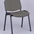 Ďalší obrázok produktu Konferenčná stolička, textilná, čierna kovová základňa, "Felicia", šedá