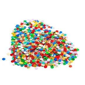 Konfeta papierová farebný mix priemer 8mm 100g [1 bal.]
