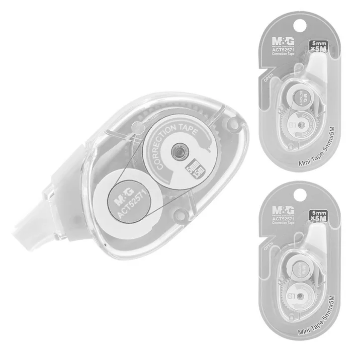 Hlavný obrázok produktu Korektor páska mini M&G (5 mm x 5 m) - 2 barvy