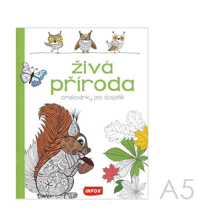 Hlavný obrázok produktu Omalovánky antistresové Živá příroda