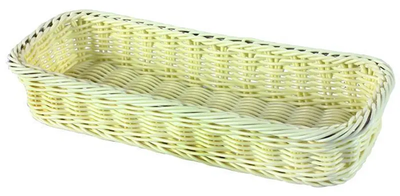 Hlavný obrázok produktu Koš na chléb, plastový, 31,8x11x5,5 cm, přírodní