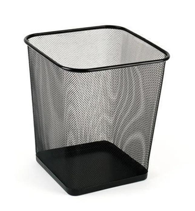 Hlavný obrázok produktu Koš na papír, černá, čtverec, drátěný, VICTORIA