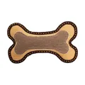 Ďalší obrázok produktu Kost, 25 cm, robustní aport pro psy, HIPHOP DOG, tkaná látka, hnědá/písková