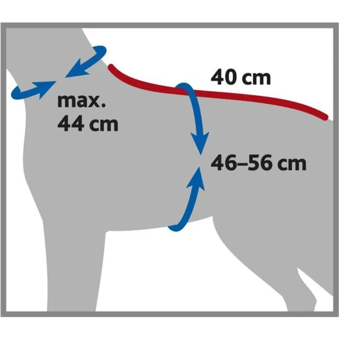 Hlavný obrázok produktu Koupací plášť / župan pro psy, šedá S: 40 cm, pas: 46-56 cm