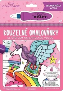 Kúzelné omaľovánky CONCORDE, Jednorožce a víly