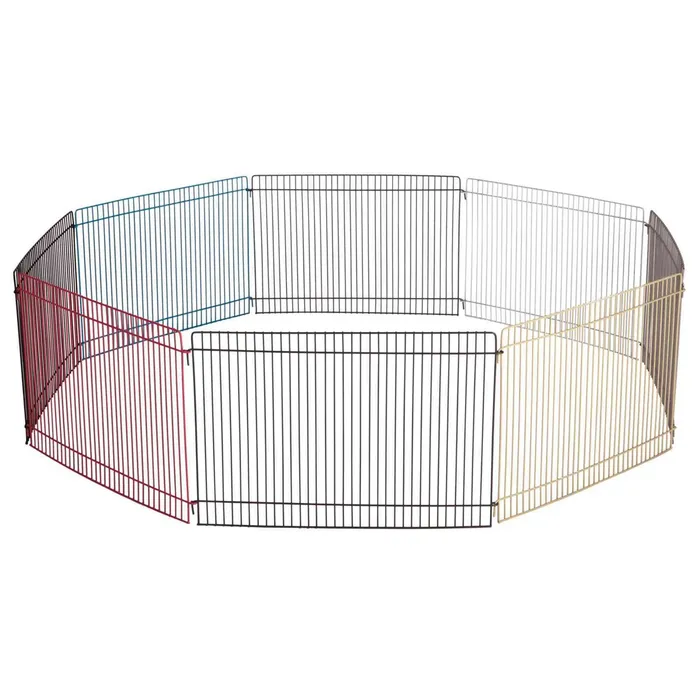 Hlavný obrázok produktu Kovová ohrádka, barvená pro malé hlodavce 8 dílů 34 x 23 cm, o 86 cm