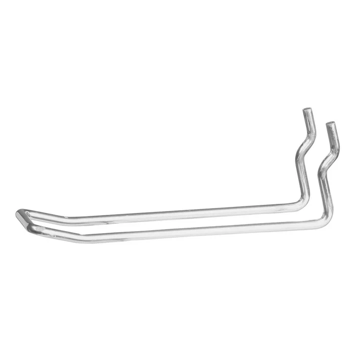 Hlavný obrázok produktu Kovový háček, dvojitý, 10cm , stříbrná