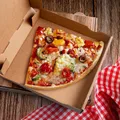 Ďalší obrázok produktu Krabica na pizzu (mikrovlnitá lepenka) kraft 24 x 24 x 4 cm [100 ks]