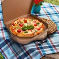 Ďalší obrázok produktu Krabica na pizzu (mikrovlnitá lepenka) kraft 32 x 32 x 3 cm [100 ks]