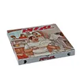 Krabica na pizzu z vlnitej lepenky 29,5 x 29,5 x 3 cm [100 ks]