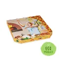 Ďalší obrázok produktu Krabica na pizzu z vlnitej lepenky 32 x 32 x 3 cm [100 ks]
