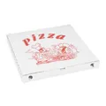 Krabica na pizzu z vlnitej lepenky 34,5 x 34,5 x 3 cm [100 ks]