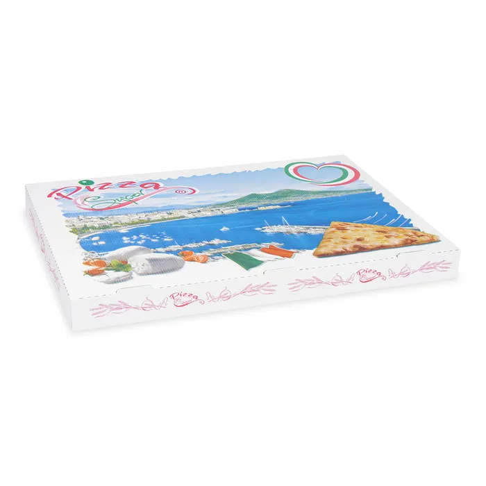 Hlavný obrázok produktu Krabice na pizzu z vlnité lepenky 60 x 40 x 5 cm [50 ks]