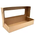ćkatu–a na z kusky s okienkom 13 x 33 x 6 cm HNEDµ [50 ks]