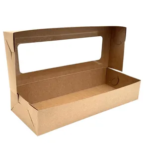 ćkatu–a na z kusky s okienkom 13 x 33 x 6 cm HNEDµ [50 ks]