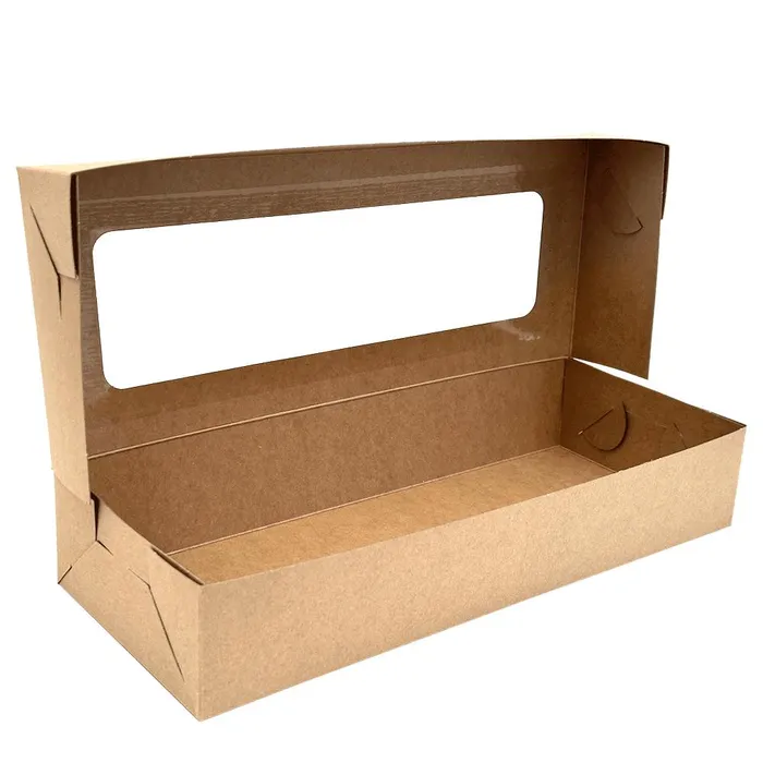 Hlavný obrázok produktu Krabice na z kusky s ok‚nkem 13 x 33 x 6 cm HN·Dµ [50 ks]