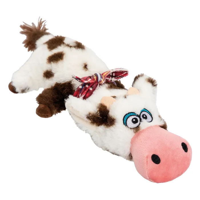 Hlavný obrázok produktu Kravička ležící, 30 cm, plyšová hračka pro psy, HIPHOP DOG, strakatá