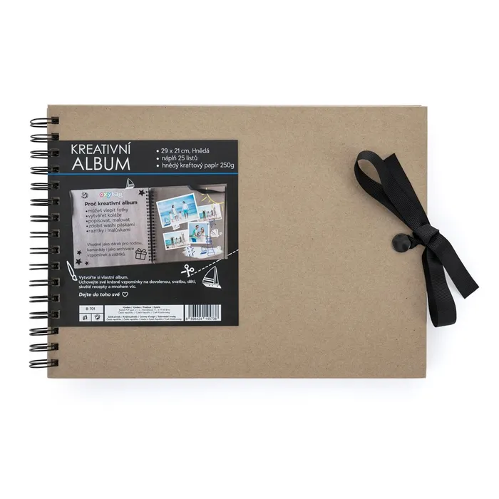 Hlavný obrázok produktu Kreativní album 30 x 21,5 cm hnědá