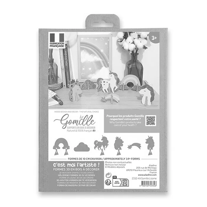 Hlavný obrázok produktu Kreativní dřevěná sada Gomille Jedonorožci