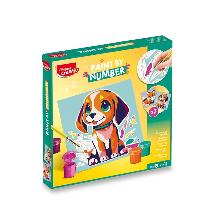 Hlavný obrázok produktu Kreativní sada Maped Creativ Paint by number pes a liška