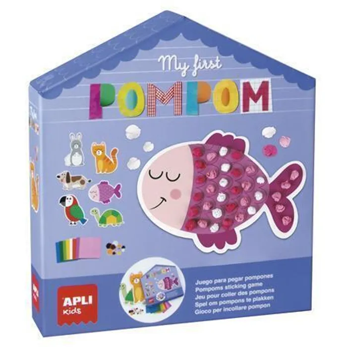 Hlavný obrázok produktu Kreativní sada "My first PomPom", zvířátka, APLI Kids 18505