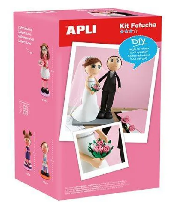 Hlavný obrázok produktu Kreativní sada "Nevěsta a ženich", pěnová guma, APLI