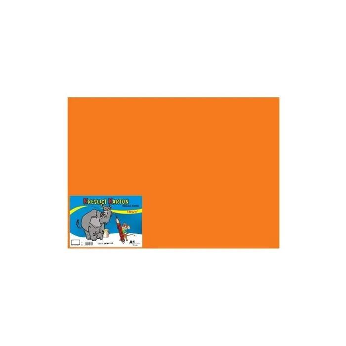 Hlavný obrázok produktu Kreslicí karton A1-180g oranžový [10 listů]