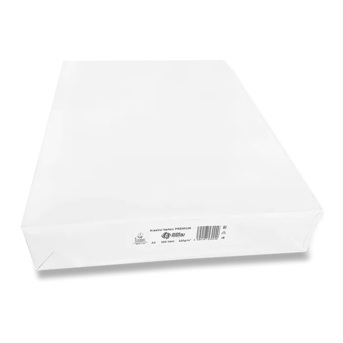 Hlavný obrázok produktu Kreslicí karton A3 220 g/m2, 200 listů