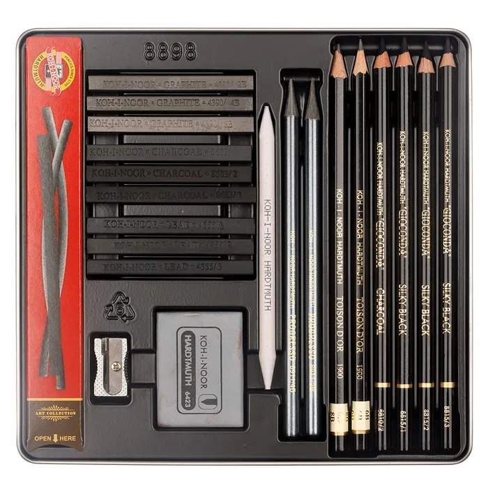 Hlavný obrázok produktu Kreslířská souprava Koh-i-noor - Gioconda - 24 ks - 8898 kazeta