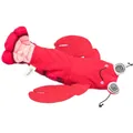Ďalší obrázok produktu Kreveta ako živá, žmurkajúca sa, s catnipom, látka, 23 cm
