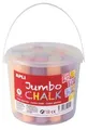 Krieda na chodník, mix farieb, okrúhla, jumbo, 20 ks, APLI