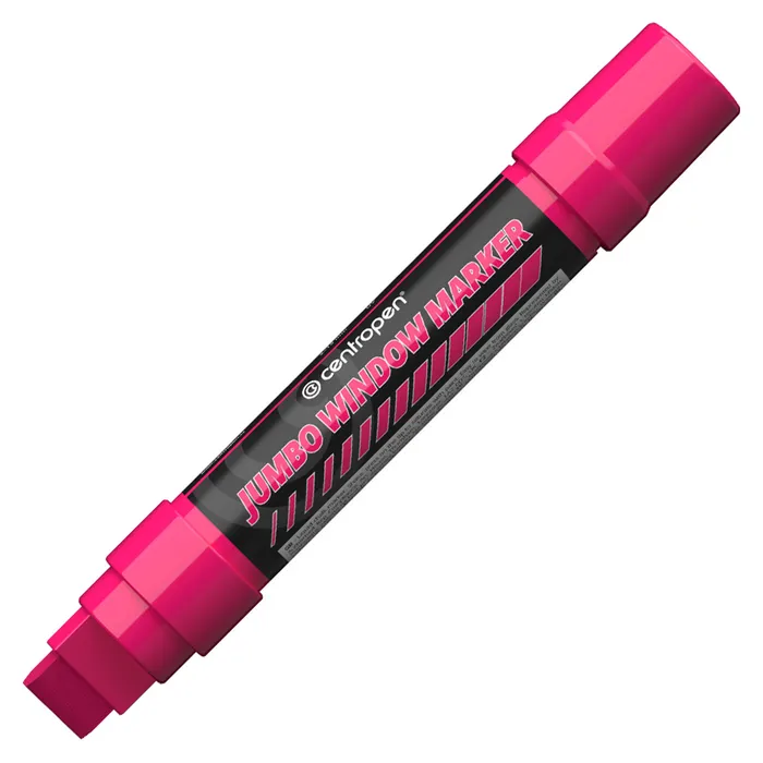 Hlavný obrázok produktu Křídový fix na sklo Centropen JUMBO WINDOW 9120 růžový