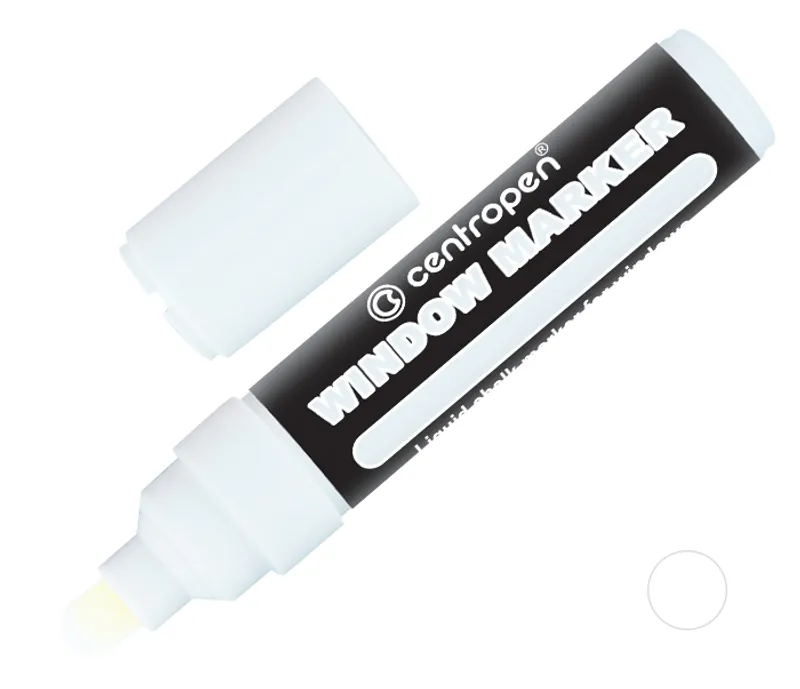 Hlavný obrázok produktu Křídový fix na sklo Centropen JUMBO WINDOW 9121 bílý