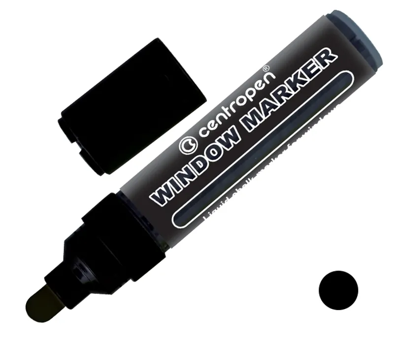 Hlavný obrázok produktu Křídový fix na sklo Centropen JUMBO WINDOW 9121 černý