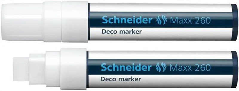 Hlavný obrázok produktu Křídový popisovač "Maxx 260", bílá, 2-15mm, tekutý, SCHNEIDER