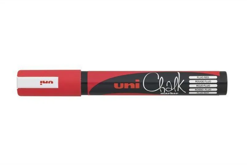 Hlavný obrázok produktu Křídový popisovač "PWE-5M", červená, 1,8-2,5mm, UNI
