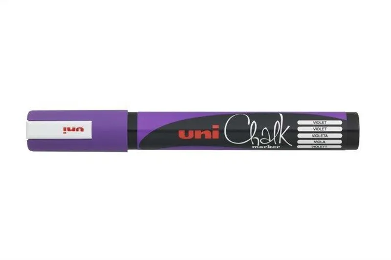 Hlavný obrázok produktu Křídový popisovač "PWE-5M", fialový, 1,8-2,5mm, UNI
