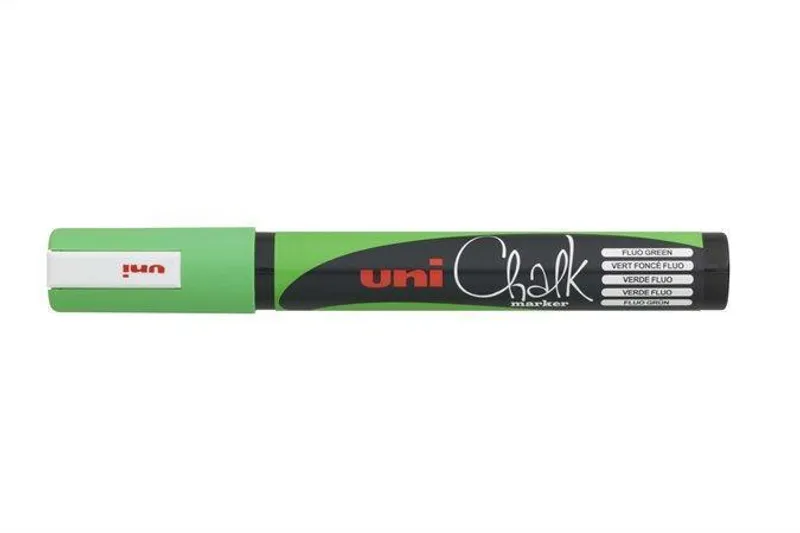 Hlavný obrázok produktu Křídový popisovač "PWE-5M", fluorescenční zelená, 1,8-2,5mm, UNI