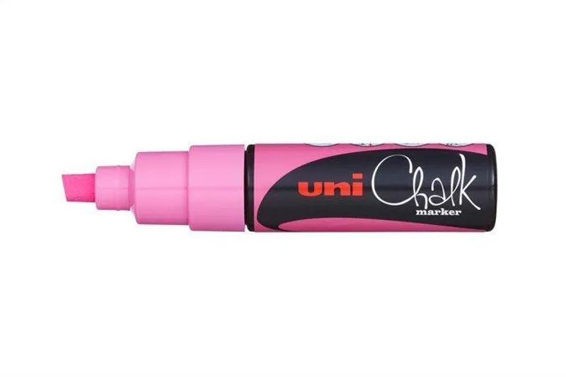 Hlavný obrázok produktu Křídový popisovač "PWE-8K", fluorescenční růžová, 8mm, UNI