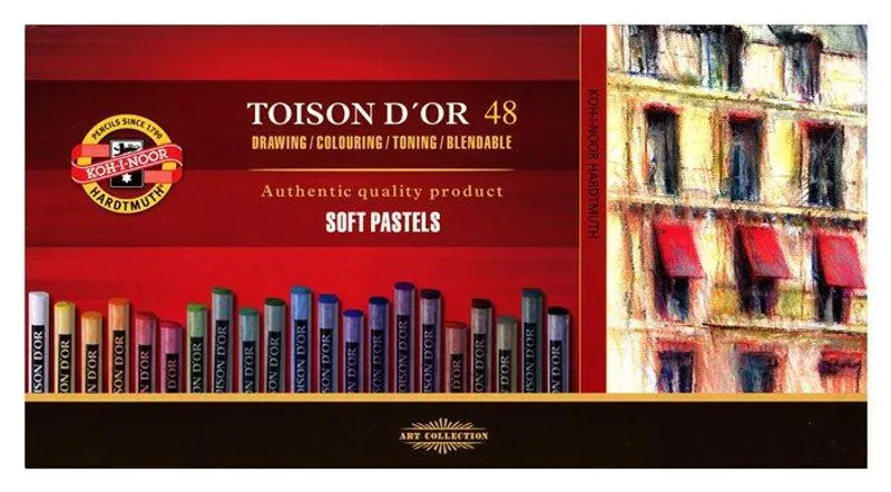 Hlavný obrázok produktu Křídy, 48 barev, KOH-I-NOOR "Toison 8516/48"