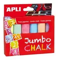 Kriedy, 6 farieb, okrúhle, jumbo, APLI