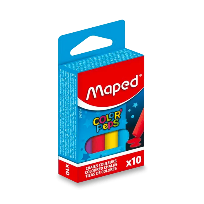 Hlavný obrázok produktu Křídy Maped - barevné, 10 ks