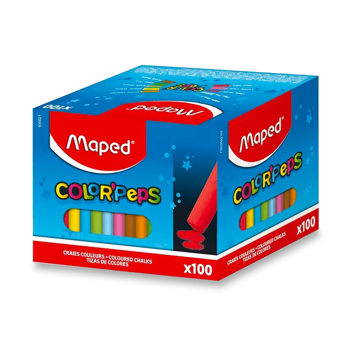 Hlavný obrázok produktu Křídy Maped - barevné, 100 kusů