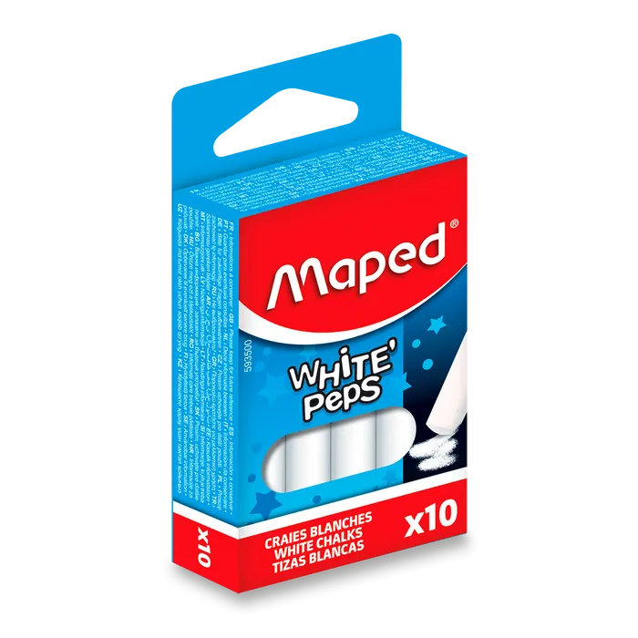 Hlavný obrázok produktu Křídy Maped - bílé, 10 ks